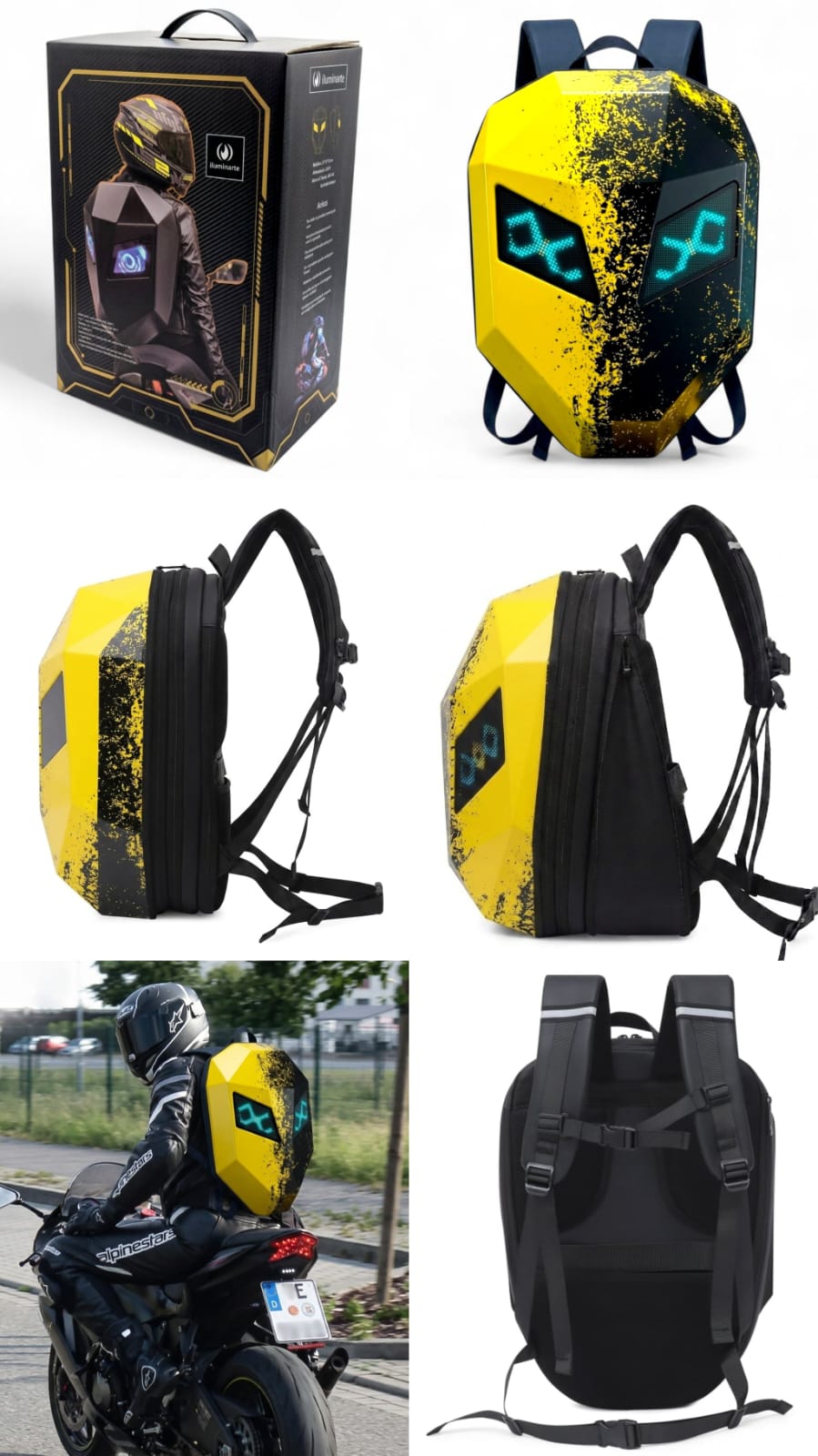 Cyberpunk Zeno™ LED Backpack 🎒🔥